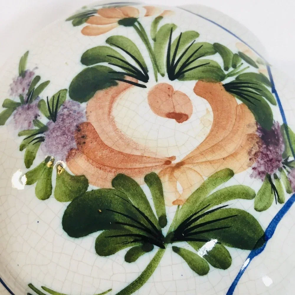 Three 3 Vtg 80’s ABC Ceramiche Bassano Hand PaintedItalian Dome Molds Hanging